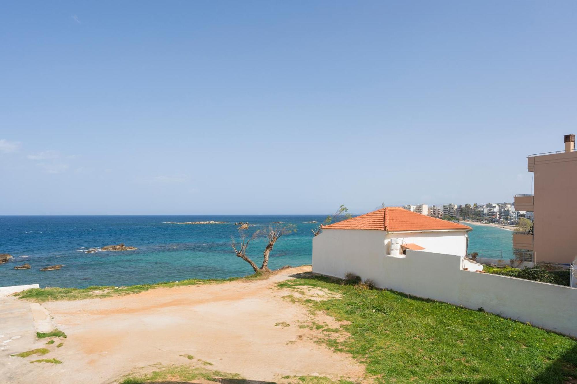 Elita Beachfront Chrissi Akti Chania Exterior foto